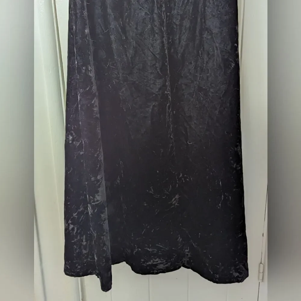 Scott McClintock 90s Velvet Whimsigoth Fairy Grunge Witchy Romantic Maxi Skirt 8